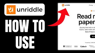 How To Use Unriddle AI  2024 [upl. by Oileve467]