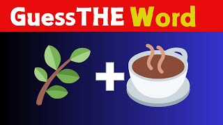 Guess the Word by Emoji  Emoji Quiz Challenge 2024 [upl. by Faydra]