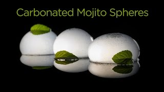 Molecular Gastronomy Reverse Spherification to Make Spheres with Liquid Inside [upl. by Zoila]