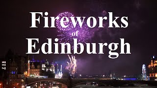 Fireworks of Edinburgh  Hogmanay Festival in Scotland 201415 and Torchlight Procession [upl. by Aubyn]