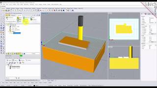 RhinoCAM 2018 2½ Axis Introduction [upl. by Doak]