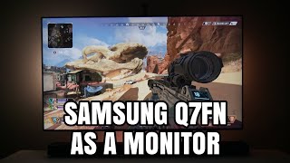 Connecting Samsung Q7FN with PC and Settings [upl. by Adnauq60]