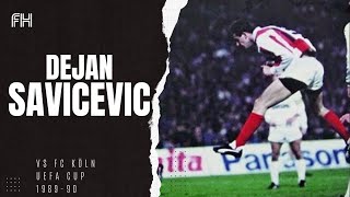 Dejan Savicevic ● Goal and Skills ● Crvena Zvezda 20 FC Köln ● UEFA Cup 198990 [upl. by Robinetta]