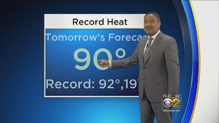 CBS 2 Weather Watch 10PM Sept 20 2017 [upl. by Ardelle]