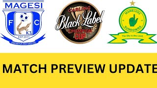 Magesi FC vs Mamelodi Sundowns Match Preview  Carling Black Label Cup Final 2024 [upl. by Meekyh]