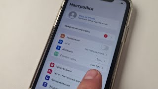 После обновления iPhone не видит sim карту [upl. by Eiluj7]