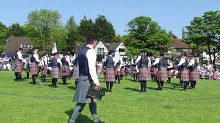 Shotts and Dykehead Caledonia Pipe Band  UK Championships 2024 [upl. by Etnaled446]