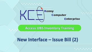 Introduce new interface issue bill on Access UBS Inventory amp billing part 2  开单新界面介绍 [upl. by Michel257]