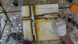 Wax on Wednesdays Encaustic Painting Fun Fabulous Texture Journey 2 [upl. by Kathleen]