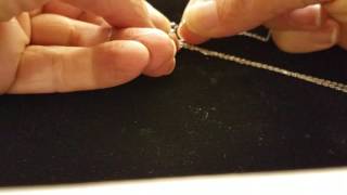 unknotting jewelry with a simple tool [upl. by Opportuna]