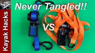 Kayak Ratchet Straps  Strapinno Retractable Straps Review [upl. by Broeder]