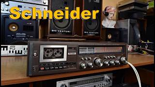 SCHNEIDER TEAM 25 Vintage Radio Cassette Recorder  Intercord 60 [upl. by Nivled]