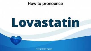 How to pronounce Lovastatin in English correctly [upl. by Rosenthal]