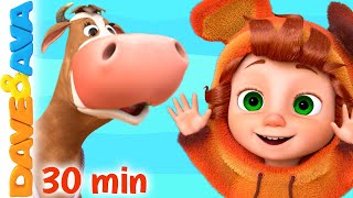 🐮 Farmer Browns Cow and More Baby Songs  Kids Songs amp Nursery Rhymes by Dave and Ava 🐮 [upl. by Frierson]