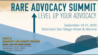 RARE Advocacy Summit 2023 Develop a LongTerm Growth Strategy [upl. by Sanoy286]