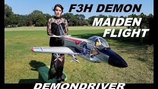 RC F3h Demon RC EDF Jet Maiden Flight 4K [upl. by Sy]