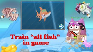 Growtopia  How to train all fish in game done in 1 day [upl. by Atiken]