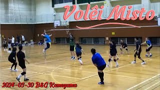 Volei Misto BampG Kameyama Sábado 20240430💪🏐💪👏👏👏👏👏 [upl. by Tor13]