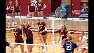 Cobber Volleyball Highlights vs St Marys  Sept 29 2014 [upl. by Bills396]