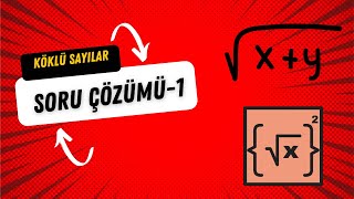 YÖS MAT1  KÖKLÜ SAYILAR SORU ÇÖZÜMÜ1 [upl. by Pedaiah]