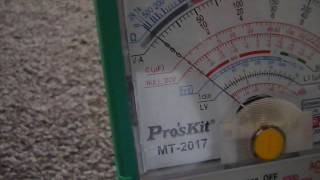 ProsKit MT2017 Analogue Multimeter LED Mod with difficult continuity Part 2 [upl. by Arayt]