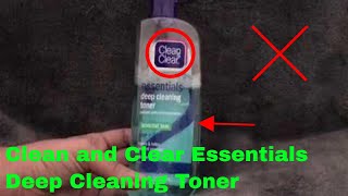 ✅ How To Use Clean and Clear Essentials Deep Cleaning Toner Review [upl. by Rizzo]