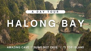 Day Trip to Halong Bay  தமிழ்  Visiting longest Caves  Kayaking amp more [upl. by Auqenahc]