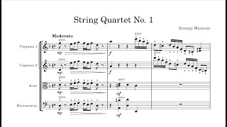 String Quartet No 1  Synergy Musicum [upl. by Dickey]