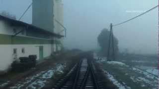 Gmundner Bahn  Führerstandsmitfahrt  SteyrermühlLambach Fahrt im Nebel [upl. by Ennairek]