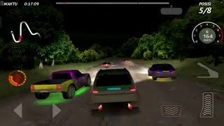 BALAP MOBIL RALLY MALAM GAMEPLAY android [upl. by Shaum]