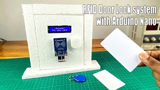 How to make an RFID door lock system using an Arduino Nano board srituhobby arduinoproject [upl. by Nochur]