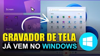 COMO USAR GRAVADOR DE TELA QUE JÁ VEM NO WINDOWS [upl. by Theta197]