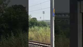 12616 NDLS MS GT EXP slowly crawling through NGP suburbs and view of VIDARBHA CRICKET STADIUM😍🎉💯 [upl. by Atined]