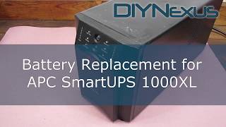 Replacing or Rebuilding the Battery pack in an APC SmartUPS 1000XL UPS [upl. by Nosniv563]