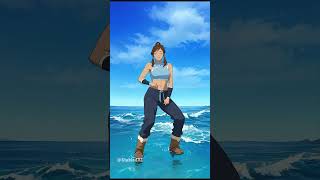 Korra  Avatar AI Anime ai anime dance shorts korra avatar trend [upl. by Silera]