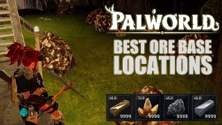 Palworld  Best Ore Base Location amp Ingot Farm Guide [upl. by Farver]