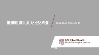 Neurological Assessment  Basic Nurse Assessment [upl. by Notffilc]