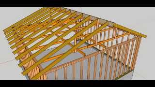 Vertical Garage Roof Bracing and Storage Problems [upl. by Tare374]