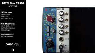 NEVE 1073 VS C2584  BRITISH CONSOLE  AB TEST  DRUMS  Bart HRK [upl. by Penelopa291]