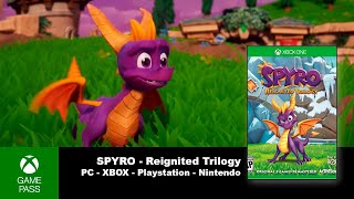 Recomendación gamepass  Spyro Reignited Trilogy xboxseriesxs [upl. by Nirak]