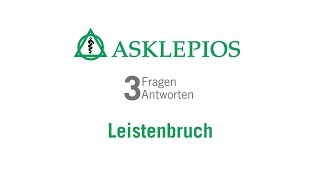 Leistenbruch 3 Fragen 3 Antworten  Asklepios [upl. by Azalea]