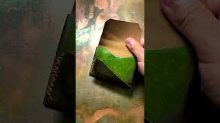 OPEN SEA GUNDECK 20 WALLET 1 MONTH REVIEW youtube youtubeshorts leatherwallet [upl. by Eetak140]