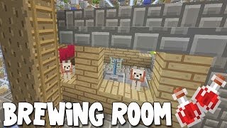 Minecraft Xbox  Sky Grid  Brewing Room 7 [upl. by Laundes409]