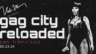 NICKI MINAJ  Pink Friday 2 Tour GAG CITY RELOADED 2024  San Francisco [upl. by Ledua]