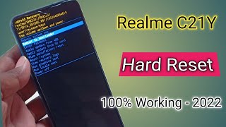 Realme C21Y Hard Reset Not Working  Realme C21Y Ka Lock Kaise Tode amp Frp Unlock 100 Ok [upl. by Ejroj672]