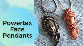 Create Mixed Media Face Pendants Cheryl Boglioli on Make it Artsy 306 [upl. by Eekorehc633]