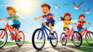 quotOld Town Road Bike Ride Song for Kids  Fun Kids Song  Sing amp Learn Funquot [upl. by Graehme]