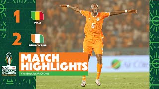 HIGHLIGHTS  Mali 🆚 Côte dIvoire  TotalEnergiesAFCON2023  Quarter Finals [upl. by Tteltrab526]