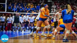 Pitt vs Wisconsin Full 5th set from 2022 NCAA volleyball regional final [upl. by Shelba]