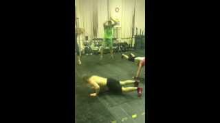 Crossfit 100 burpees in 257 [upl. by Assener]